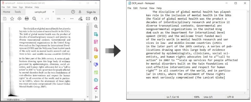 أداء OCR على PDF و حفظ النص في C#