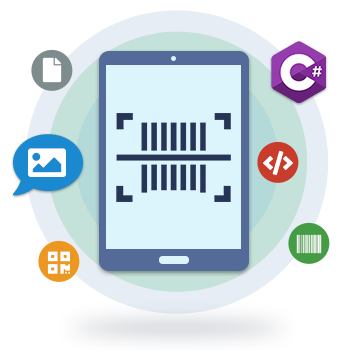 C# Generate Barcodes with UTF-8 Encoding