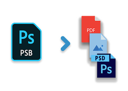 Convert PSB to PDF, JPG, PSD in C#